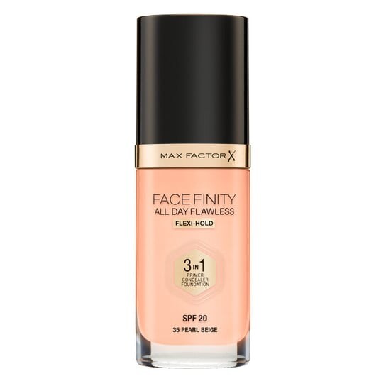 

Тональный крем для лица, 35 жемчужно-бежевый, Spf 20, 30 мл Max Factor, Facefinity All Day Flawless 3in1 Flexi-Hold