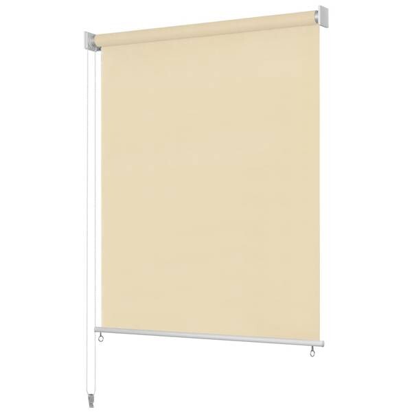 

Рулонные шторы vidaXL 3016431-2, 220x140x1 см, кремово-белый