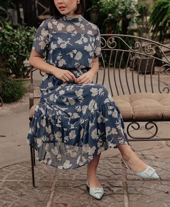 Женские балетки Hannae с украшением Journee Collection, коричневый — фото 2