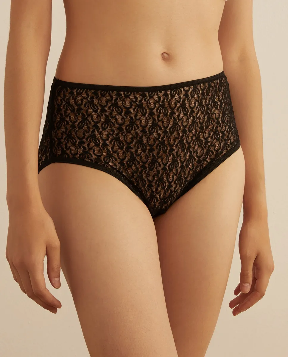 

Трусы блонд передняя и задняя Fomia, черный