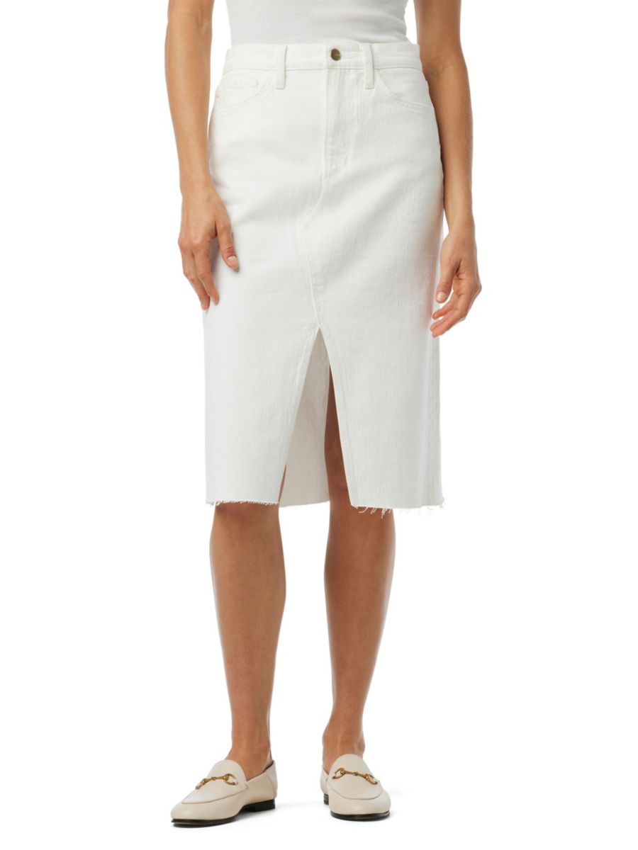 

Юбка из денима с разрезом Joplin Joe's Jeans, цвет Optic White