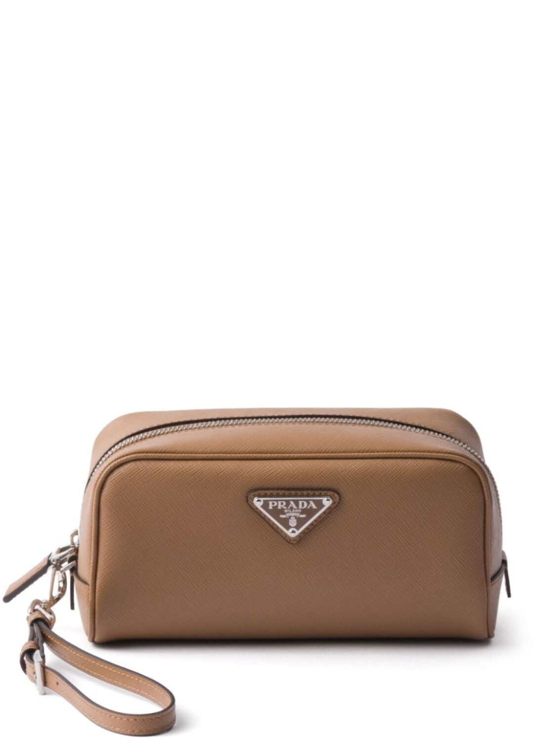 

Prada клатч из сафьяновой кожи, коричневый