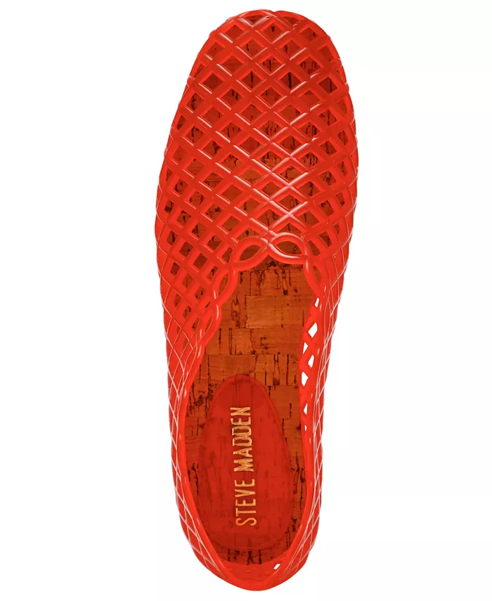 Женские сланцы Grove Caged Jelly Steve Madden, красный — фото 4