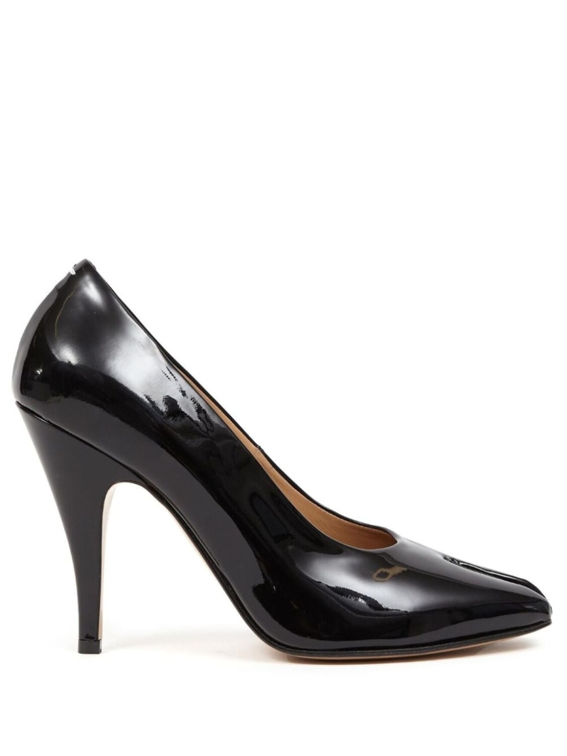 Maison Margiela лакированные туфли Tabi 110, черный