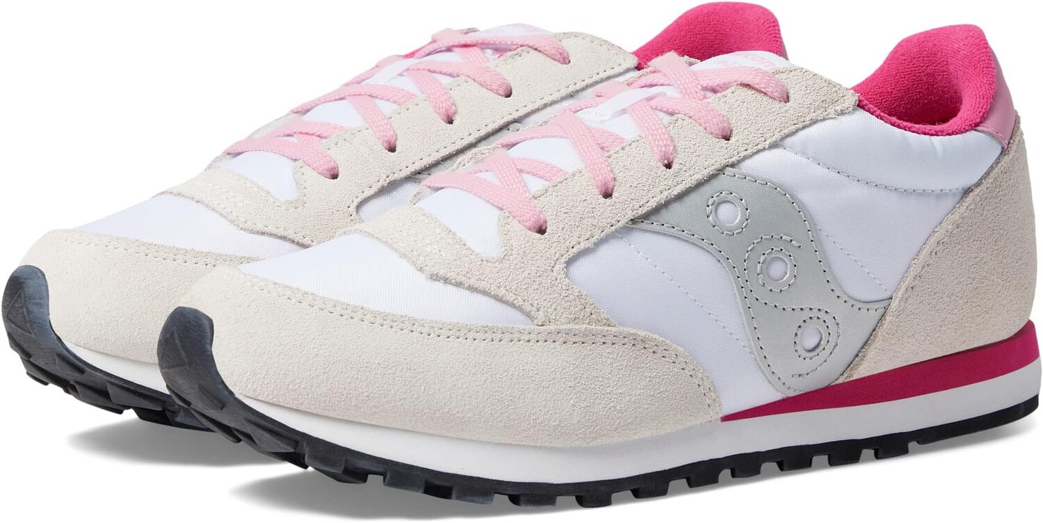 

Кроссовки Saucony Kids Originals Jazz Original, цвет White/Silver/Pink