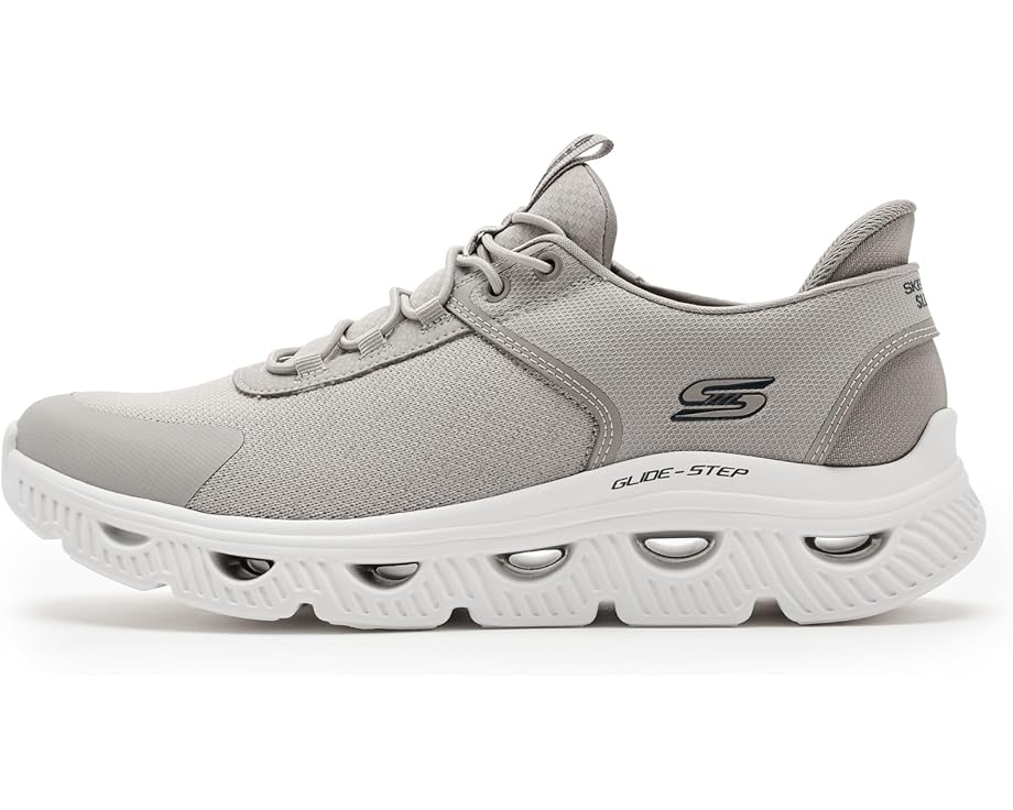 Мужские кроссовки Skechers Bobs Arch Waves - Slick Turn Slip-Ins BOBS from SKECHERS, Taupe — фото 4