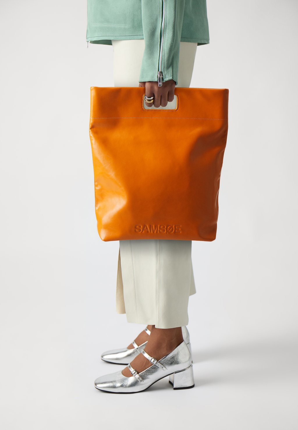 

Сумка-тоут JENNIE TOTE BAG Samsøe Samsøe, оранжевый