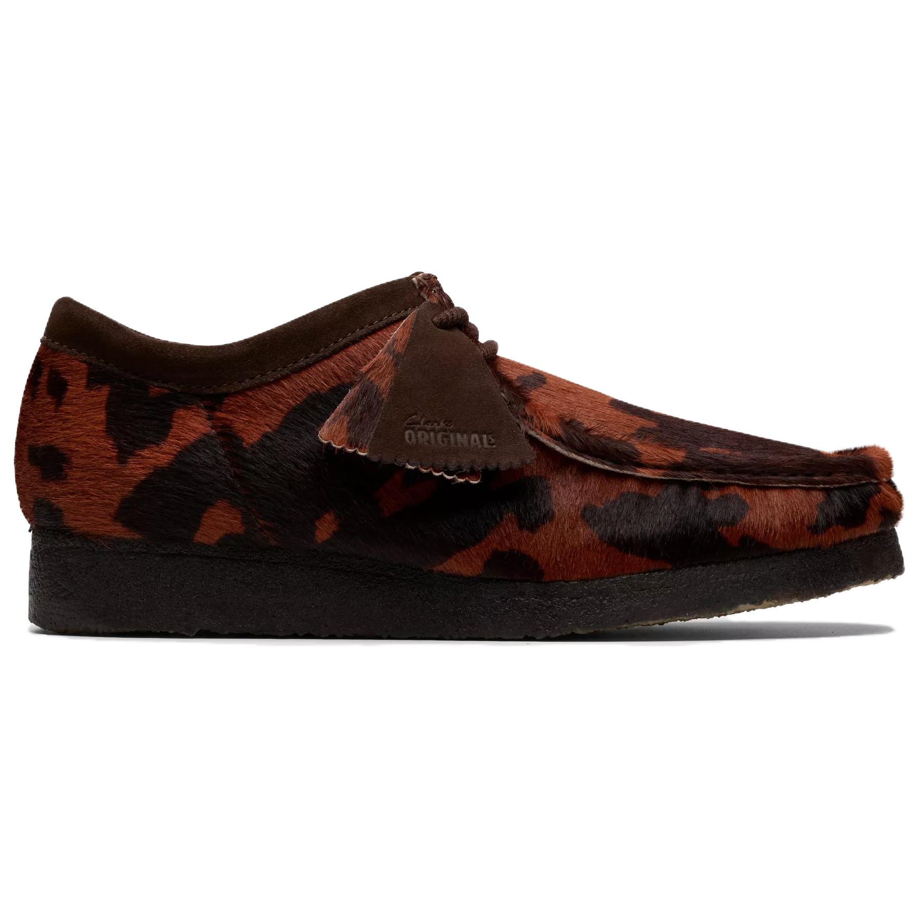 Clarks Уоллаби повседневные мужские туфли коричнево-черные, цвет Brown Black — фото 2