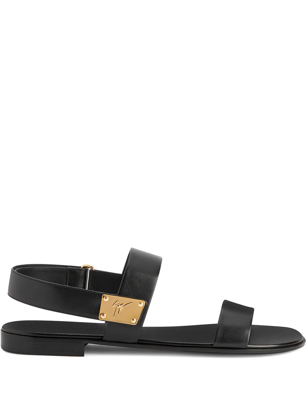 

Сандалии Shaun с логотипом Giuseppe Zanotti, черный