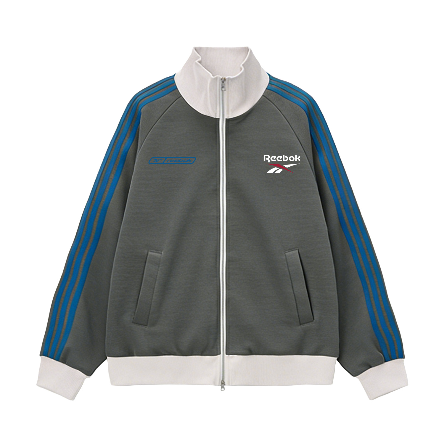 

Куртка Unisex Stand Collar Moderate Reebok, concrete серый