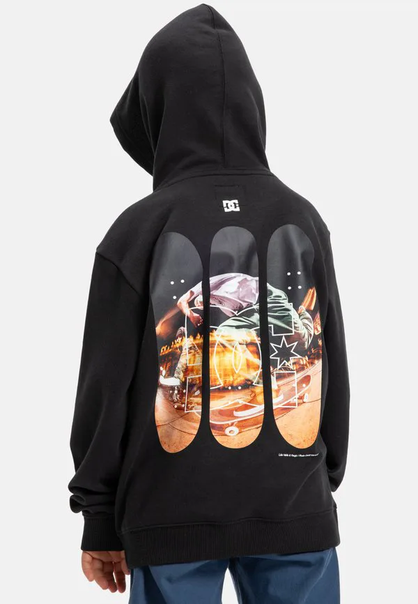 Толстовка с изображением портативной видеокамеры Dc Shoes, Kvj Black — фото 2