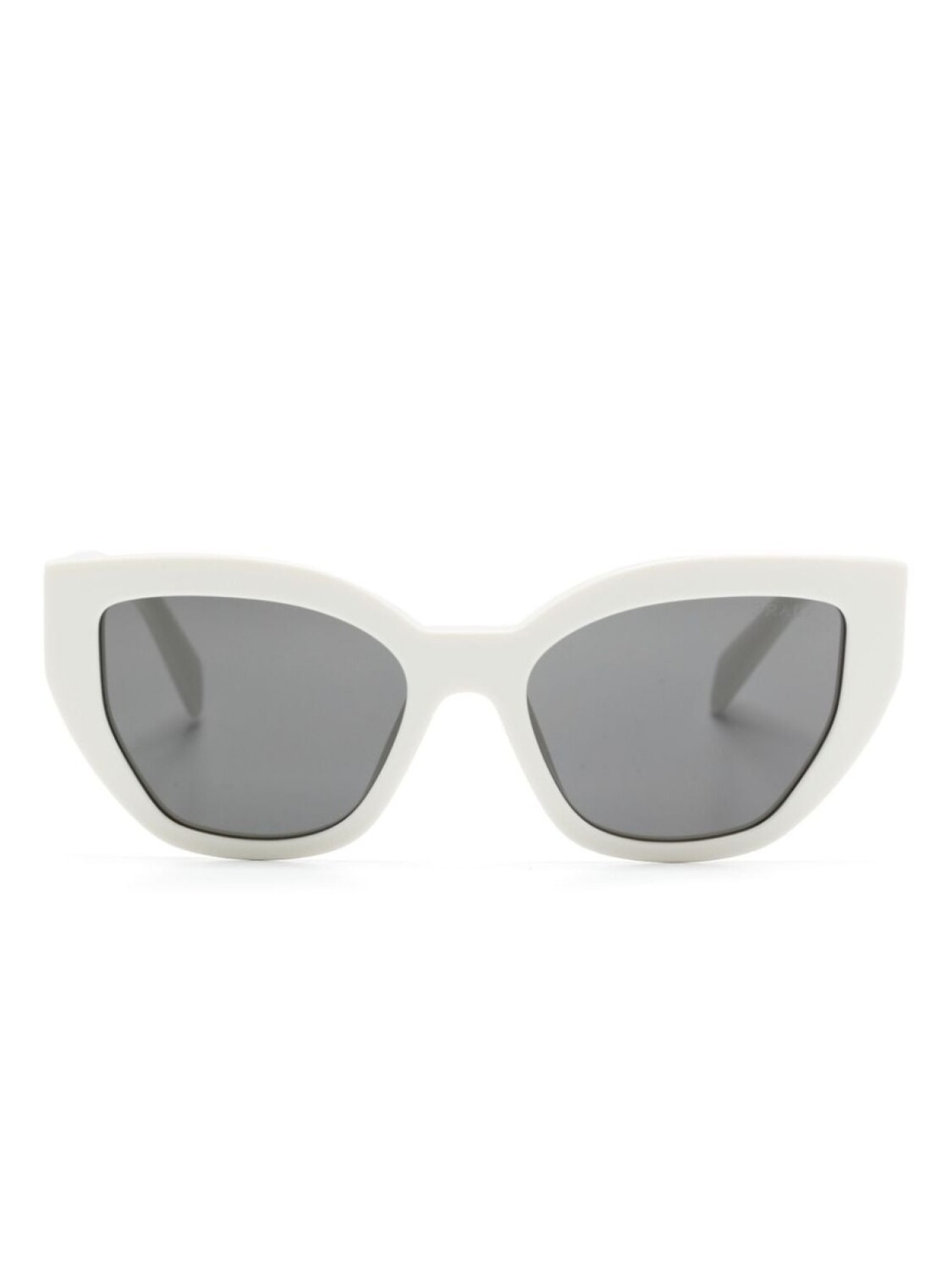 

Prada Eyewear солнцезащитные очки в оправе 'кошачий глаз', белый