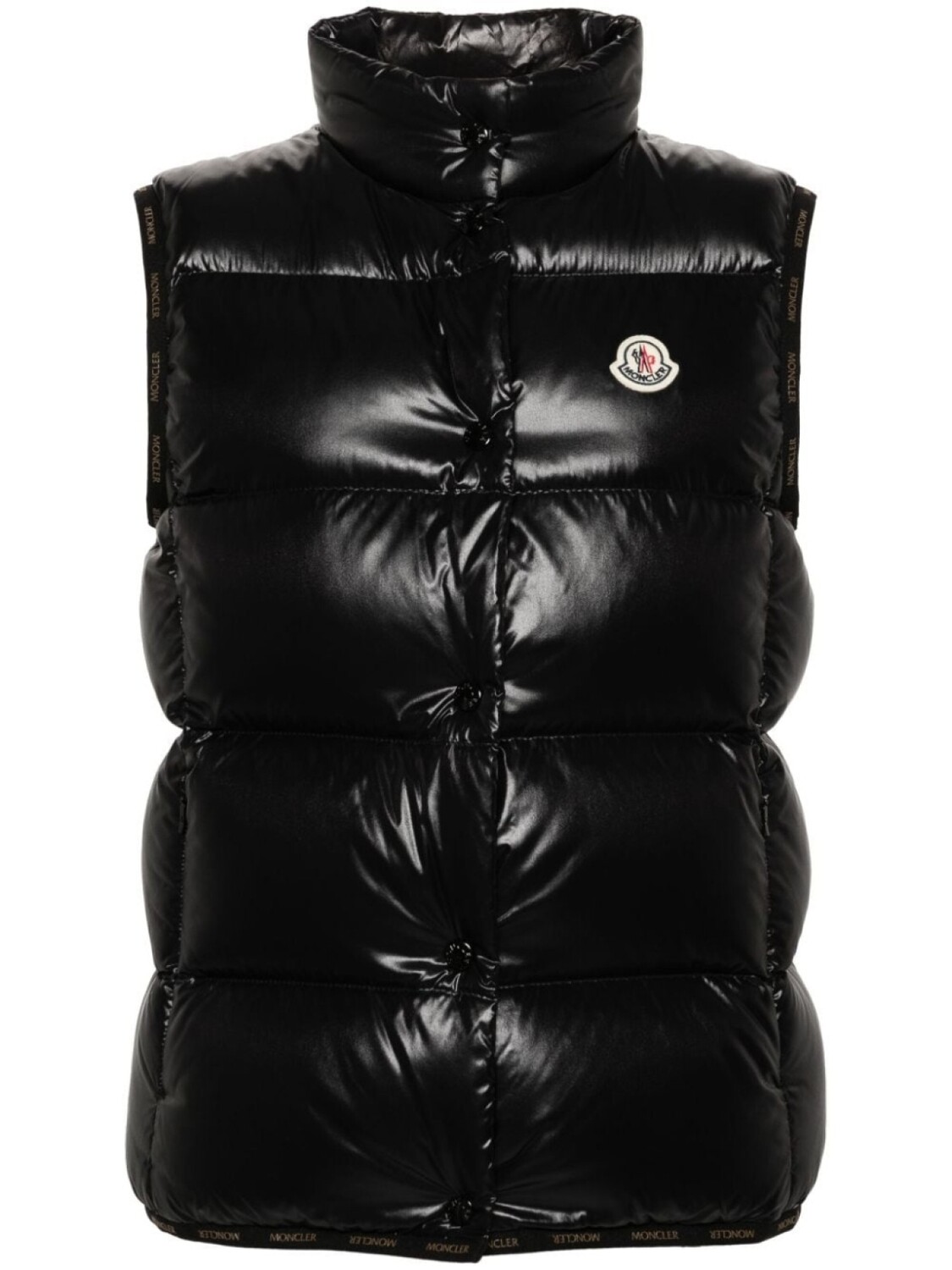 

Moncler дутый жилет Badia, черный