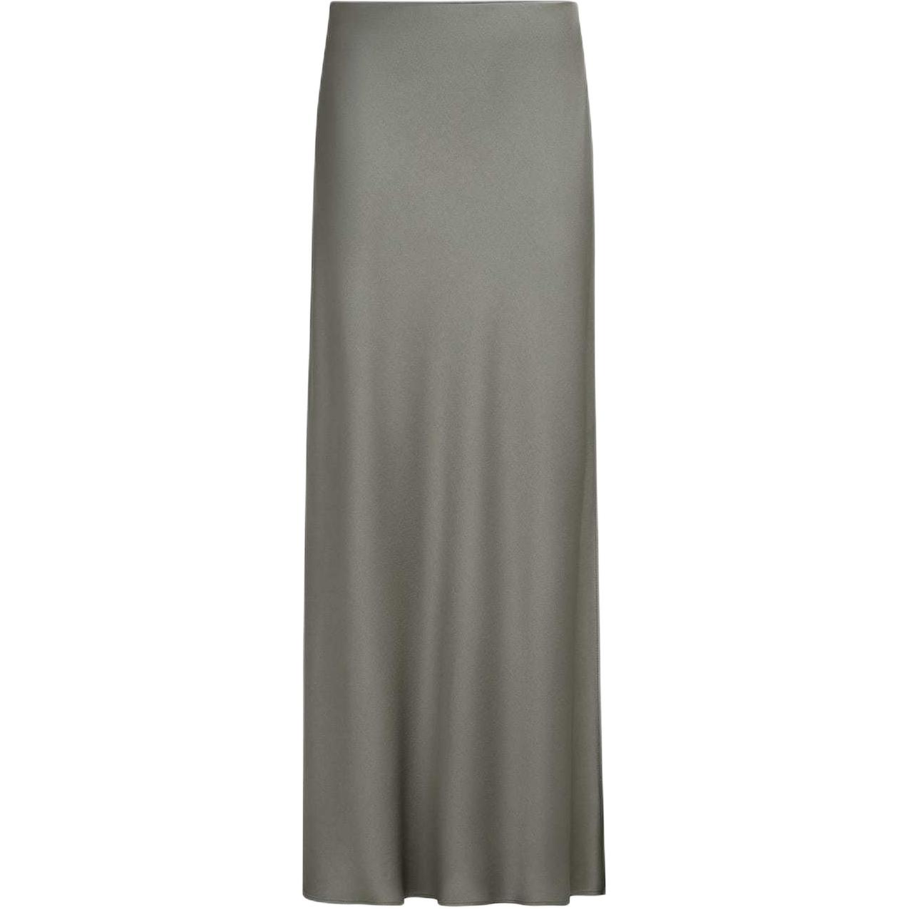 

Юбка миди с разрезом сбоку Brunello Cucinelli, оливковый