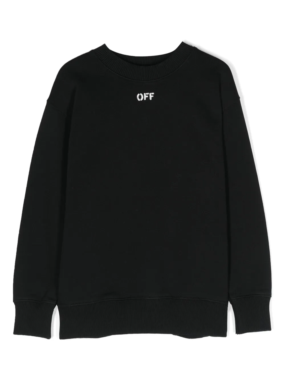 

Толстовка с логотипом OFF-WHITE KIDS, черный