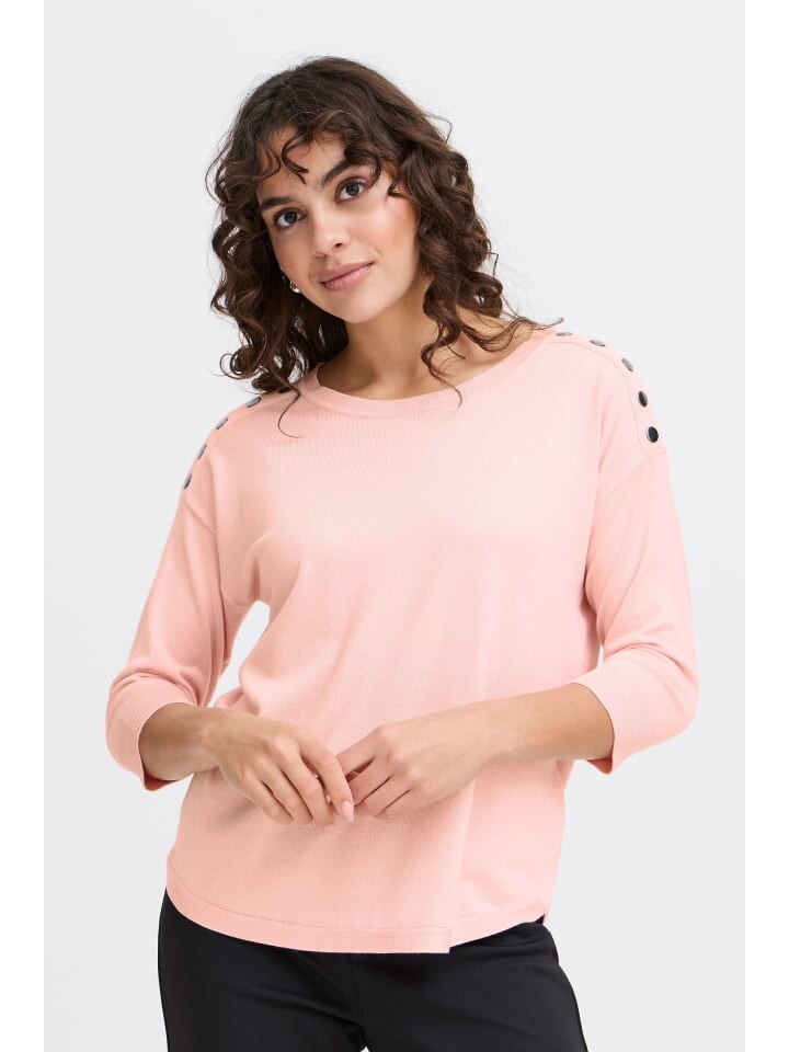 

Лонгслив Fransa Longsleeve, розовый