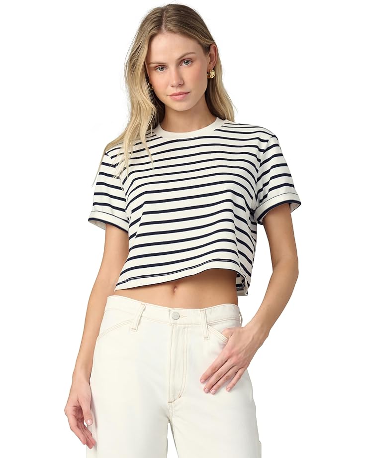 

Футболка Joe's Jeans The Boxy Tee, цвет Milk/Navy Stripe