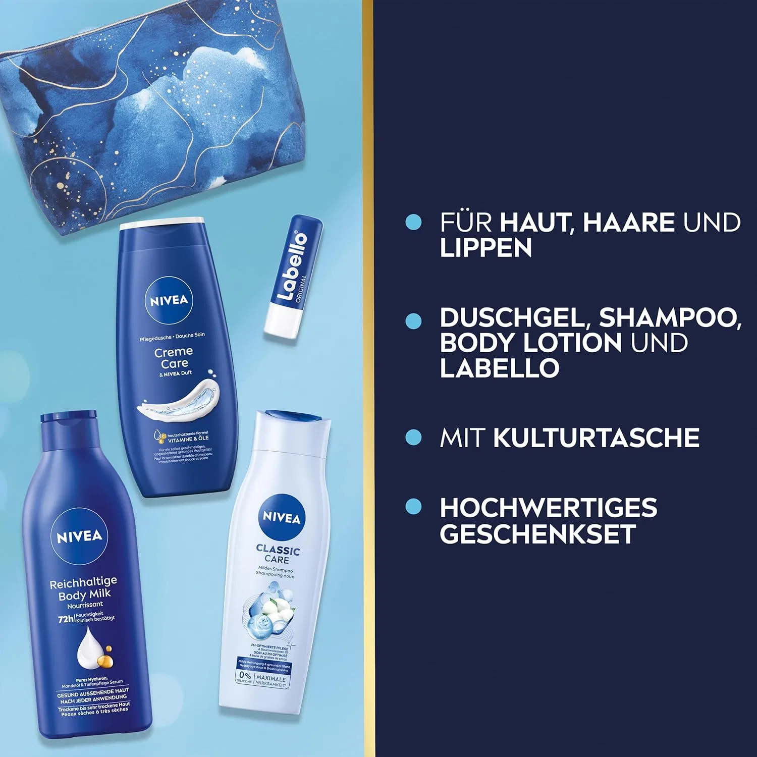 Подарочный набор Nivea Care Moments с косметичкой Beiersdorf — фото 2