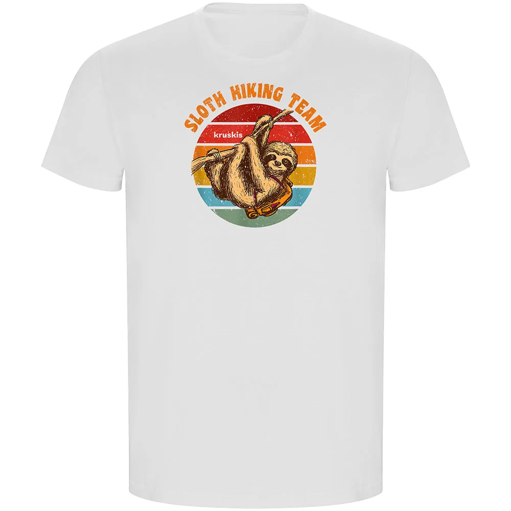 

Футболка с коротким рукавом Kruskis Sloth Hiking Team ECO, белый