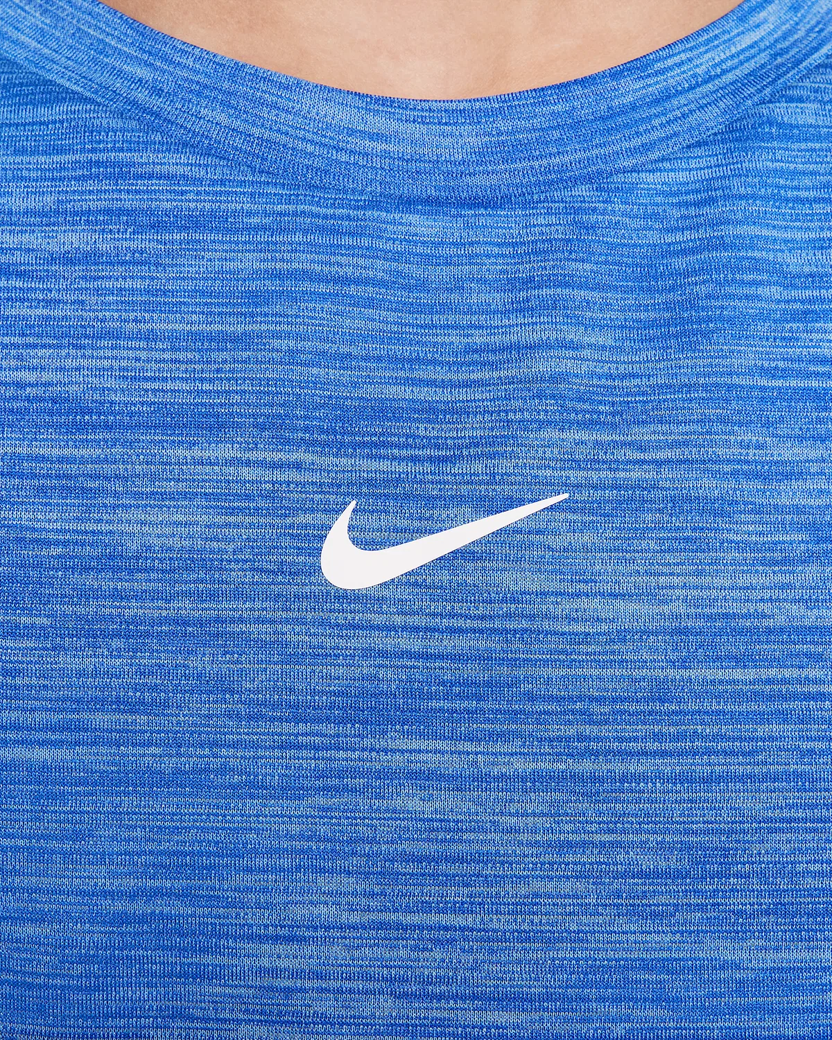 Большие детские Dri-FIT короткий рукав топ Nike Multi, Game Royal/University Blue/White — фото 4