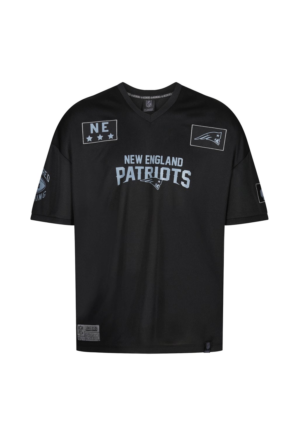 

Футболка с принтом NFL PATRIOTS NE 60 OVERSIZED Re:Covered, черный