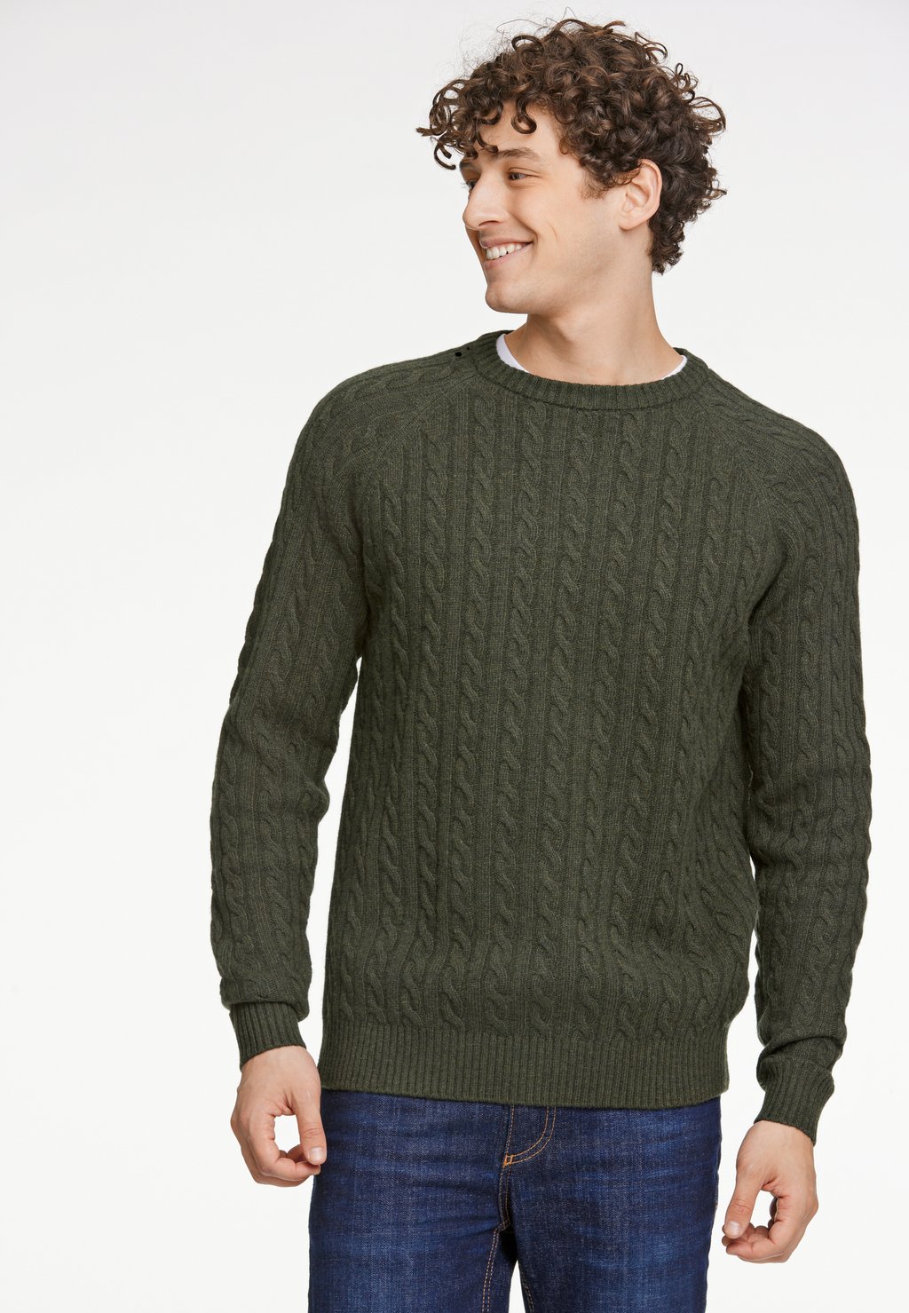 

Джемпер RAGLAN O-NECK Lindbergh, цвет Army Mel