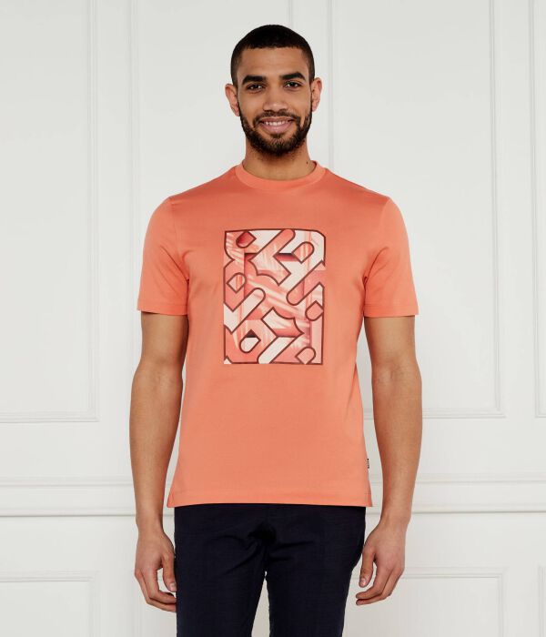 

Футболка h-taut 81 Regular fit Boss, оранжевый