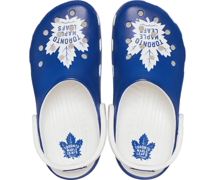 

Классические сабо NHL Toronto Maple Leafs Crocs женские, цвет White