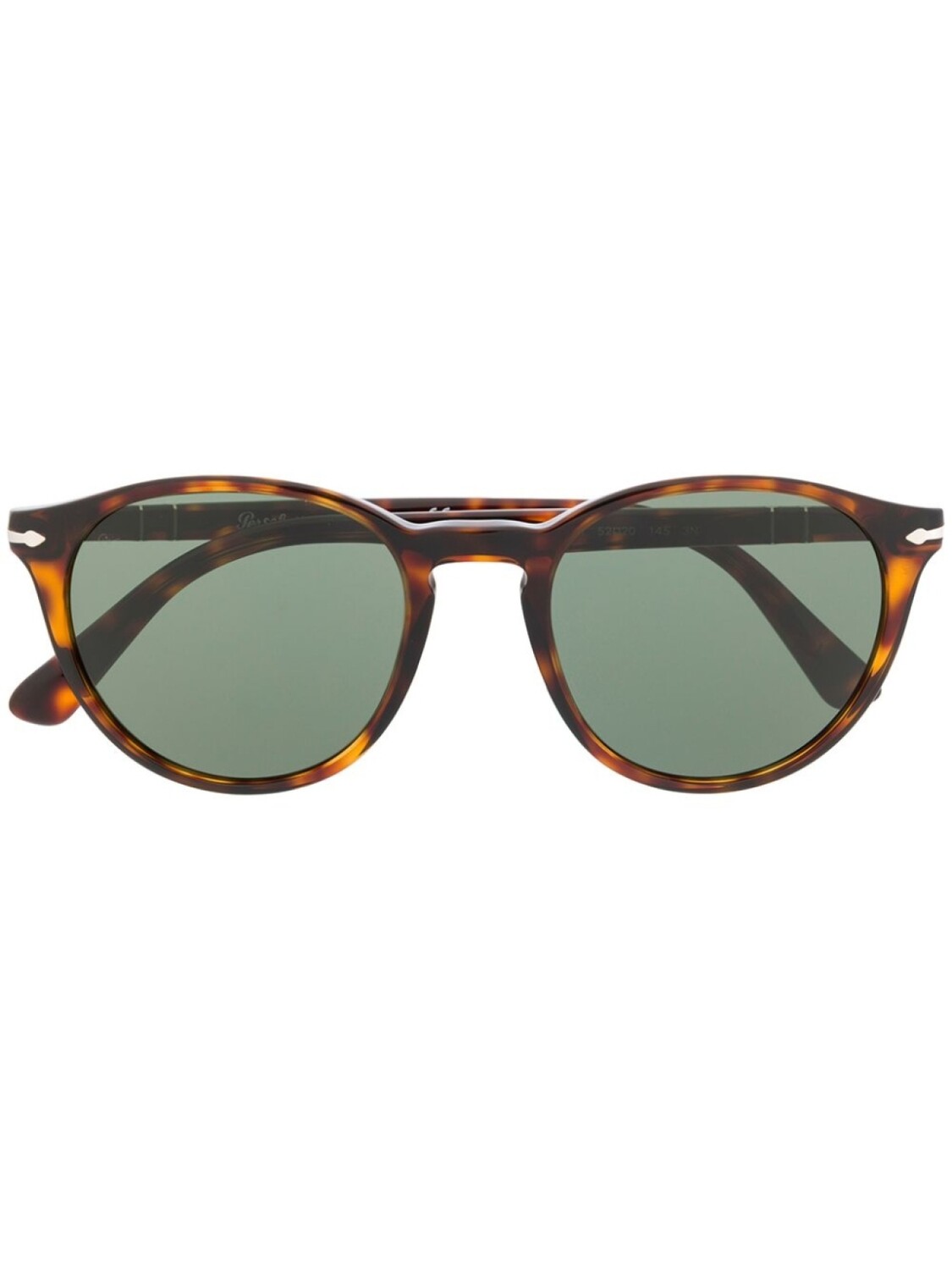 

Persol солнцезащитные очки в круглой оправе, коричневый