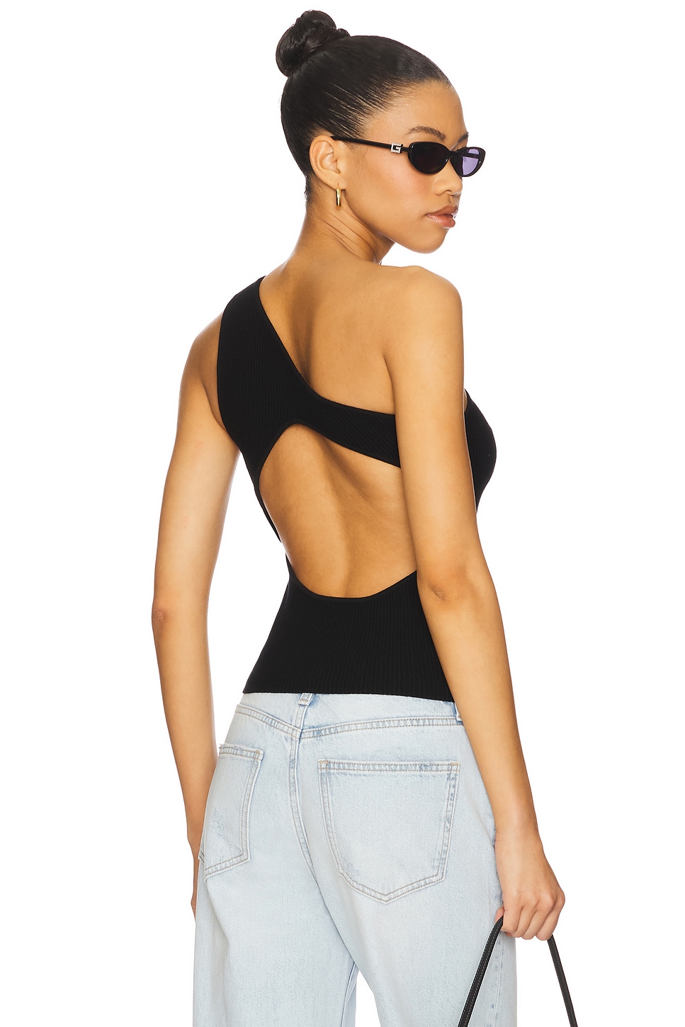 

X revolve jayne топ с одним плечом от Free People, black