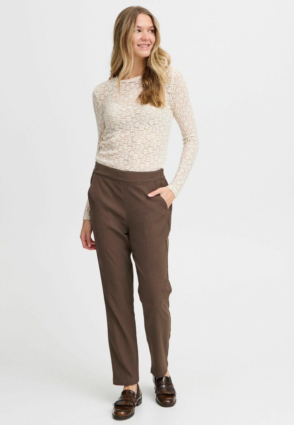 

Топ с длинными рукавами FRYO TEE Fransa, цвет Mottled Beige