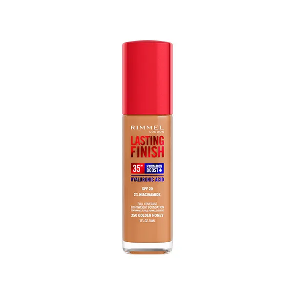 

Составляют основу Lasting Finish Foundation 35H Rimmel London, цвет golden honey
