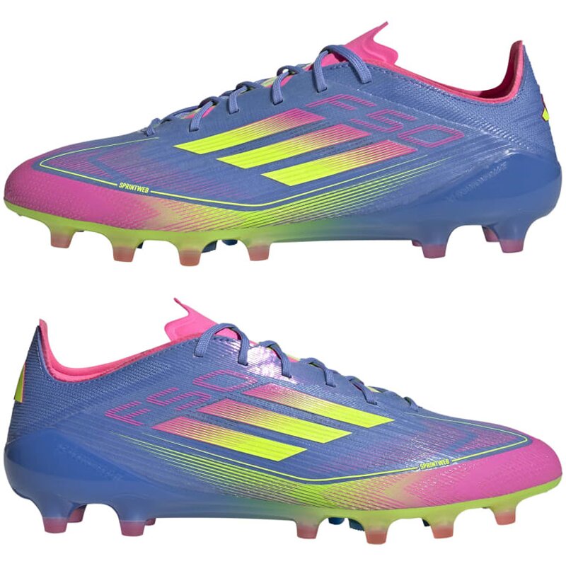 Бутсы для игры в футбол на искусственном газоне f50 elite ag Adidas, мультиколор — фото 4