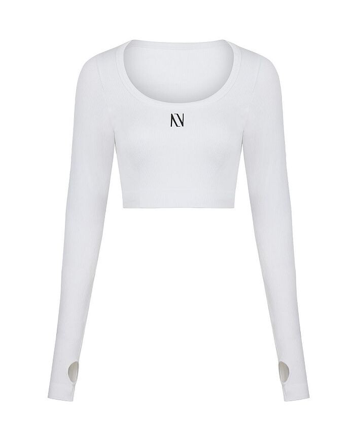 

Женский вязаный укороченный топ с круглым вырезом NOCTURNE, тан/бежевый