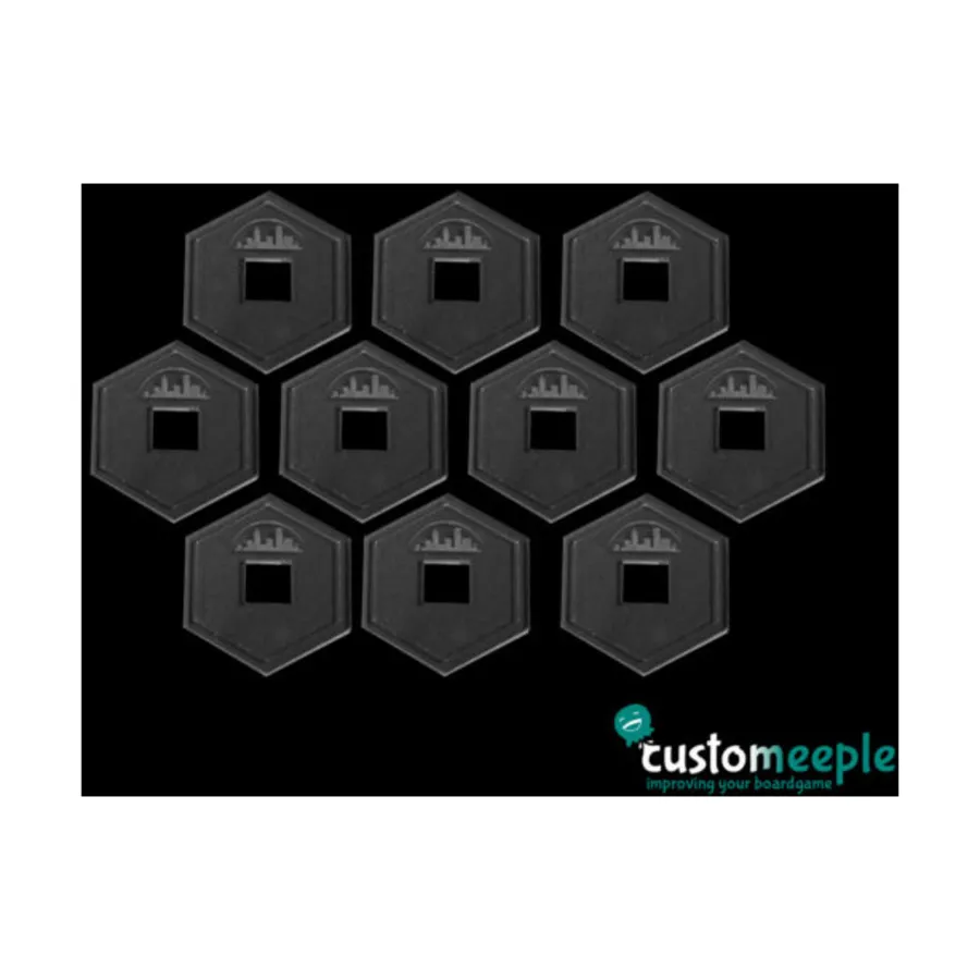 

Терраформирующие плитки городов, совместимые с Марсом, Game Accessories - Terraforming Mars (Customeeple)