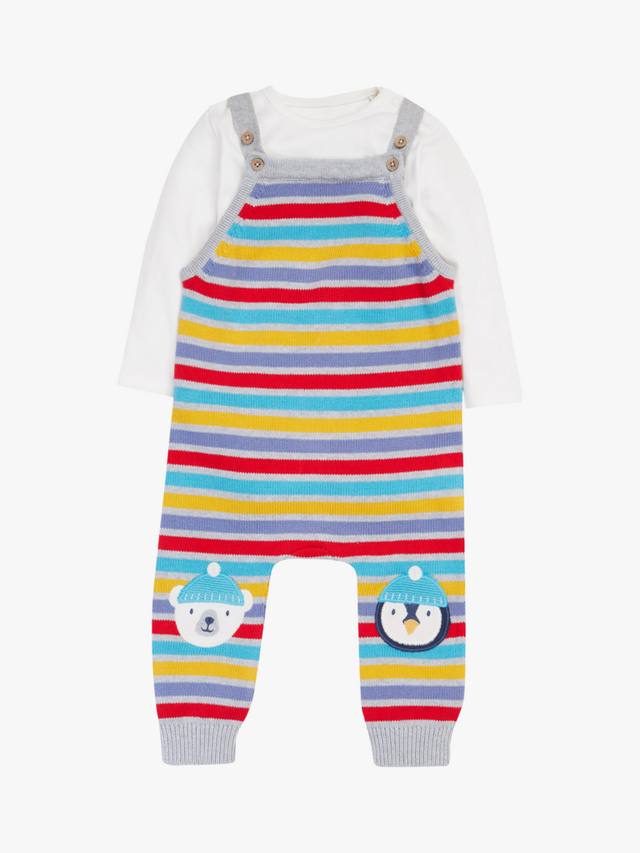 

Комплект трикотажных комбинезонов и боди baby addison Frugi, разноцветный