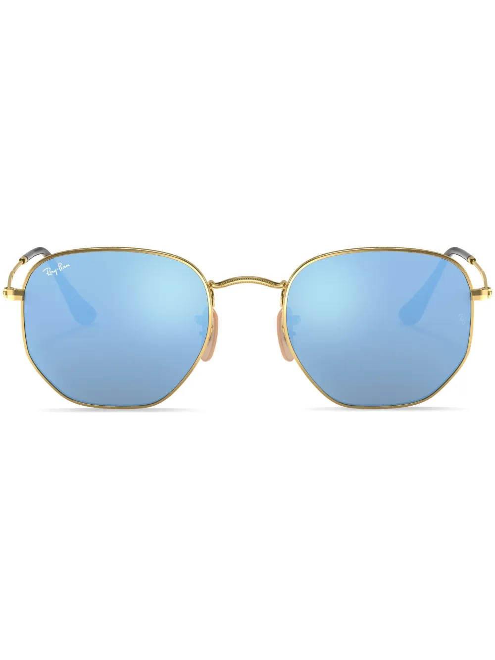 

Солнцезащитные очки в шестиугольной оправе Ray-Ban, золотой