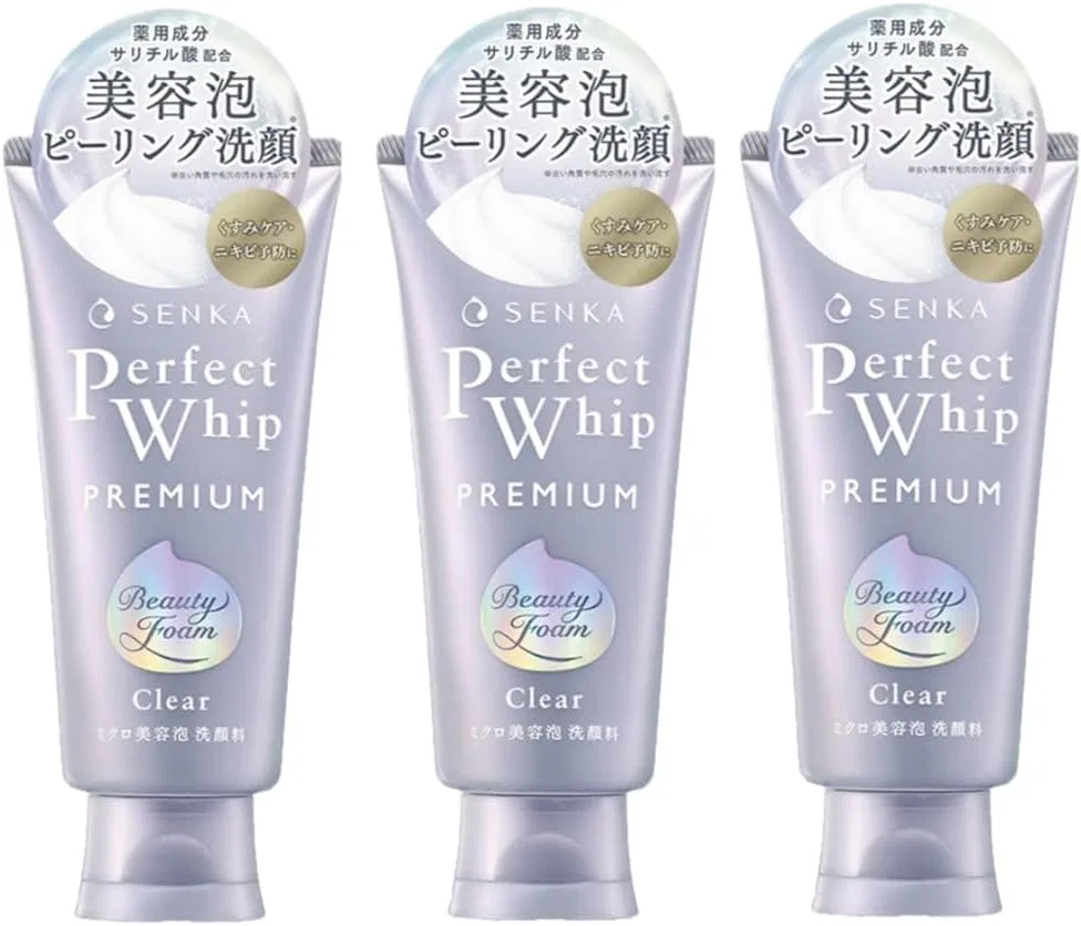 Пенка для умывания Senka — Гель- Premium Perfect Whip Clear Daily Peeling Face Wash, x, 120 г
