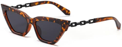 

Ретро-солнцезащитные очки «кошачий глаз» для мужчин и женщин, модные солнцезащитные очки для активного отдыха, походов, вождения, защита от УФ-излучения UV400 MTZJH, Leopard Grey