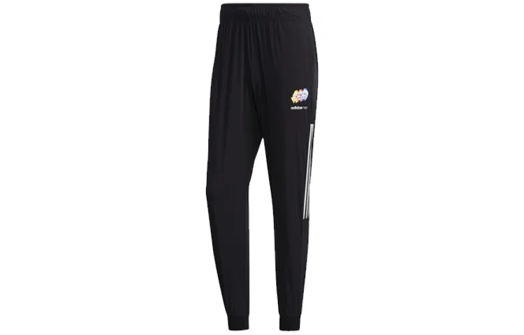 Adidas Neo Вязаные спортивные штаны мужские черные