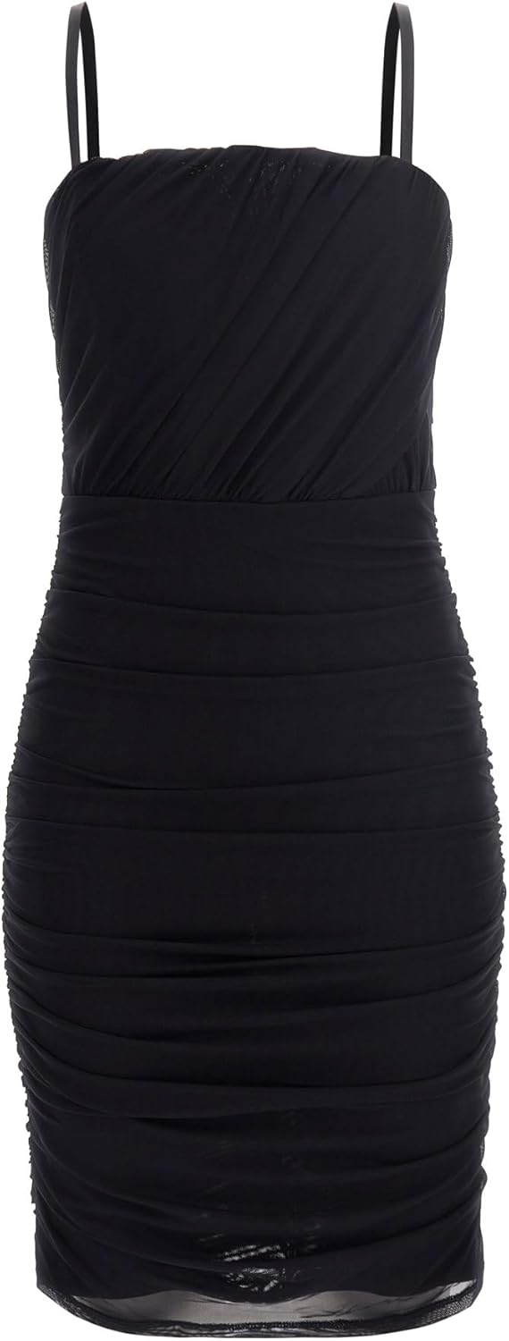 

GUESS Женская экологичная короткая футболка с металлическим логотипом, Blackened Blue, Черный, GUESS Женская экологичная короткая футболка с металлическим логотипом, Blackened Blue