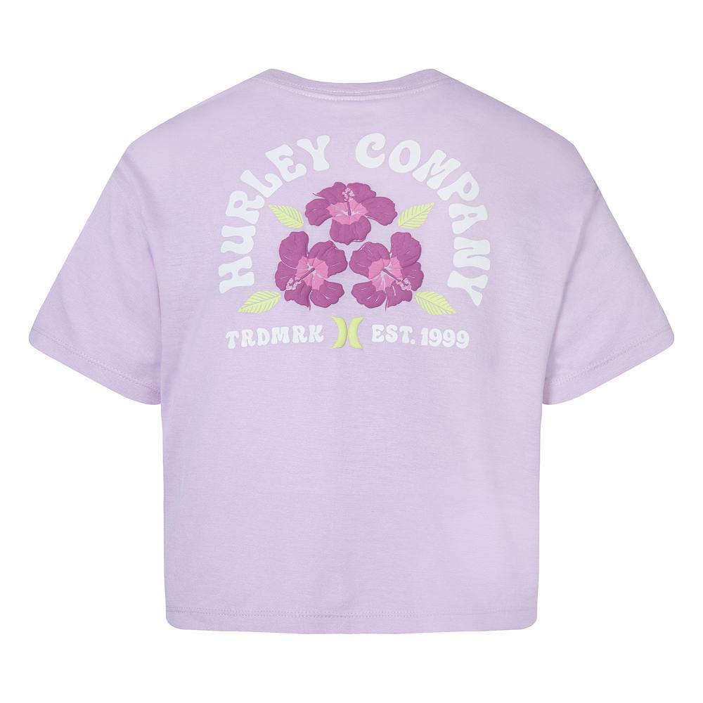 

Футболка свободного кроя Hurley Flower Power для девочек 7–16 лет, фиолетовый