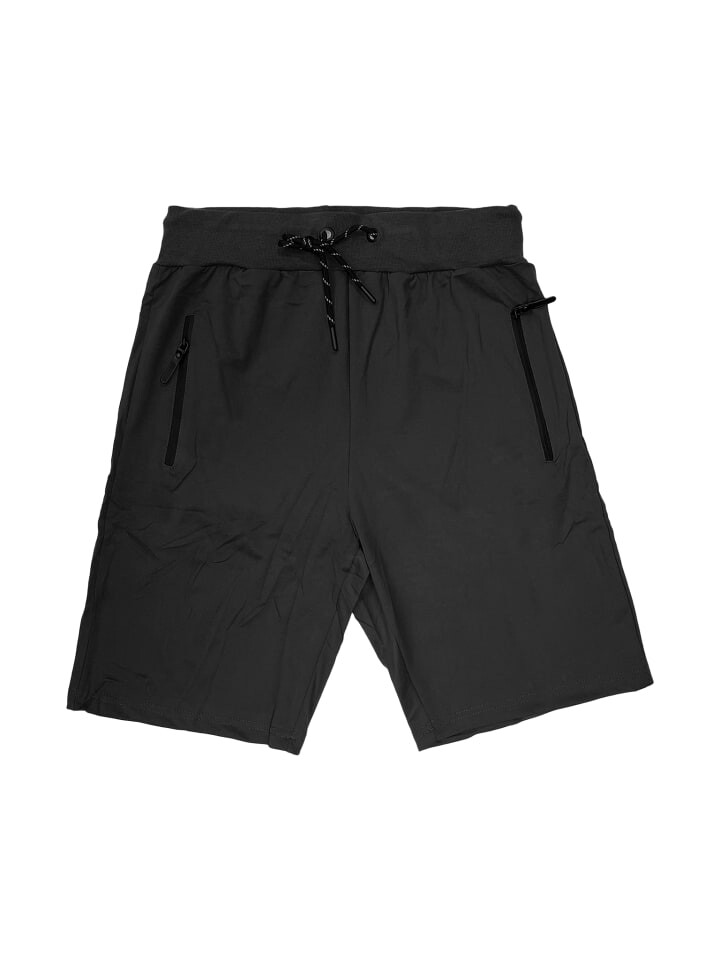 

Тканевые шорты Max Men Shorts elastischer Bund Kordelzug bequeme Kurze Hose, черный