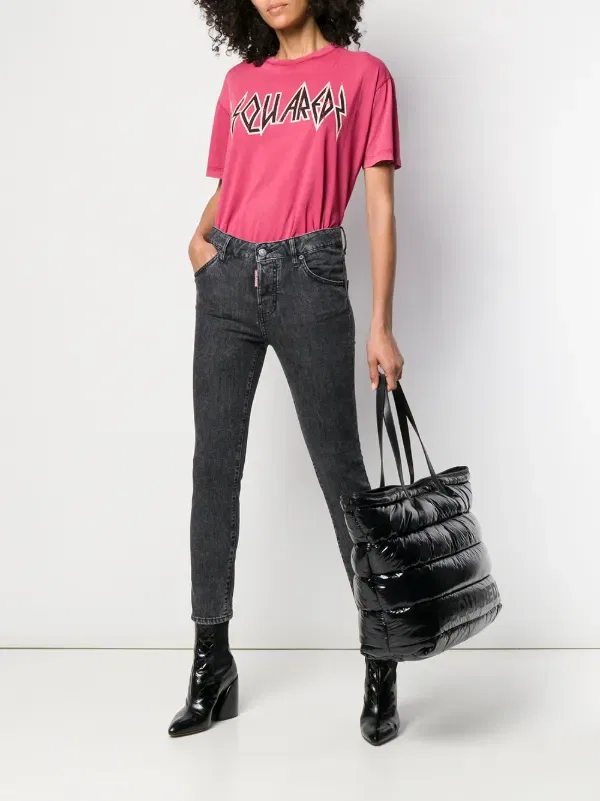 Классические узкие джинсы Dsquared2, серый — фото 2