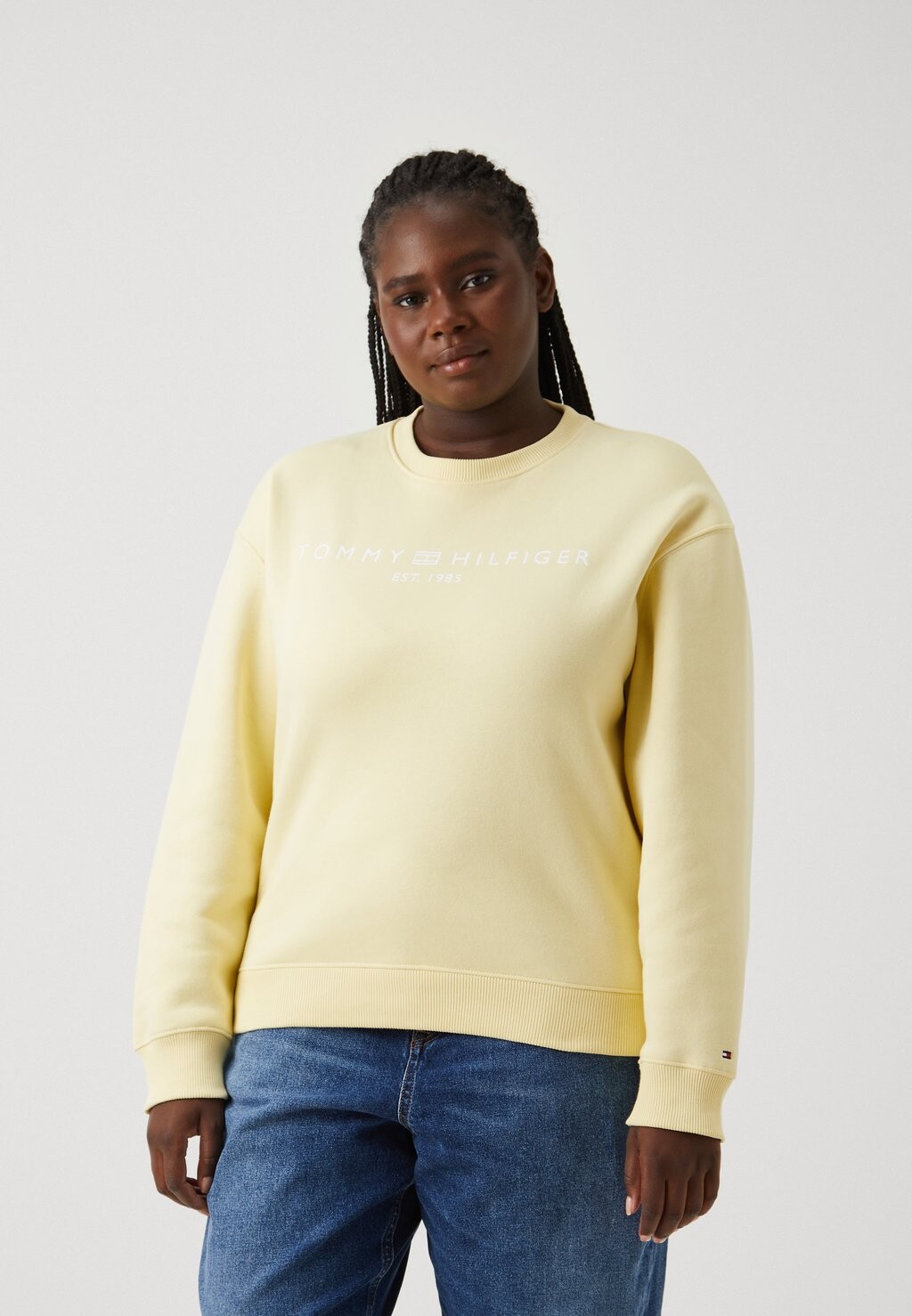 

Свитер Logo Tommy Hilfiger, желтый