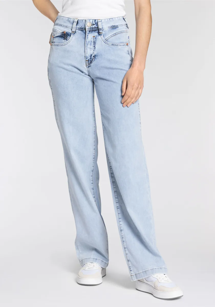 

Великолепные прямые джинсы "Gila Sailor Long Light Denim" Herrlicher, цвет Paradieso