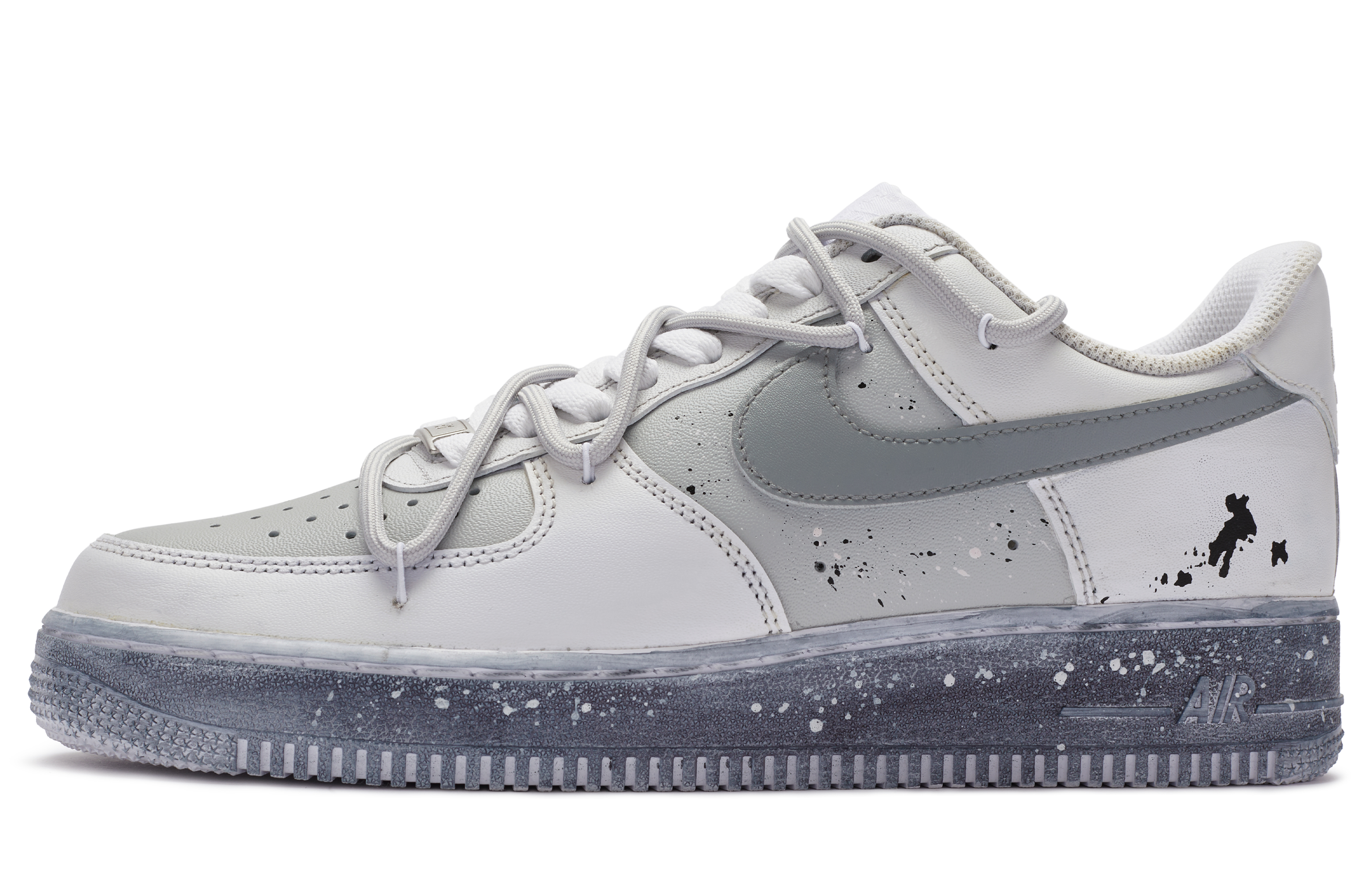 

Nike Кроссовки Air Force 1 Low Top для скейтбординга, мужские, серо-белые