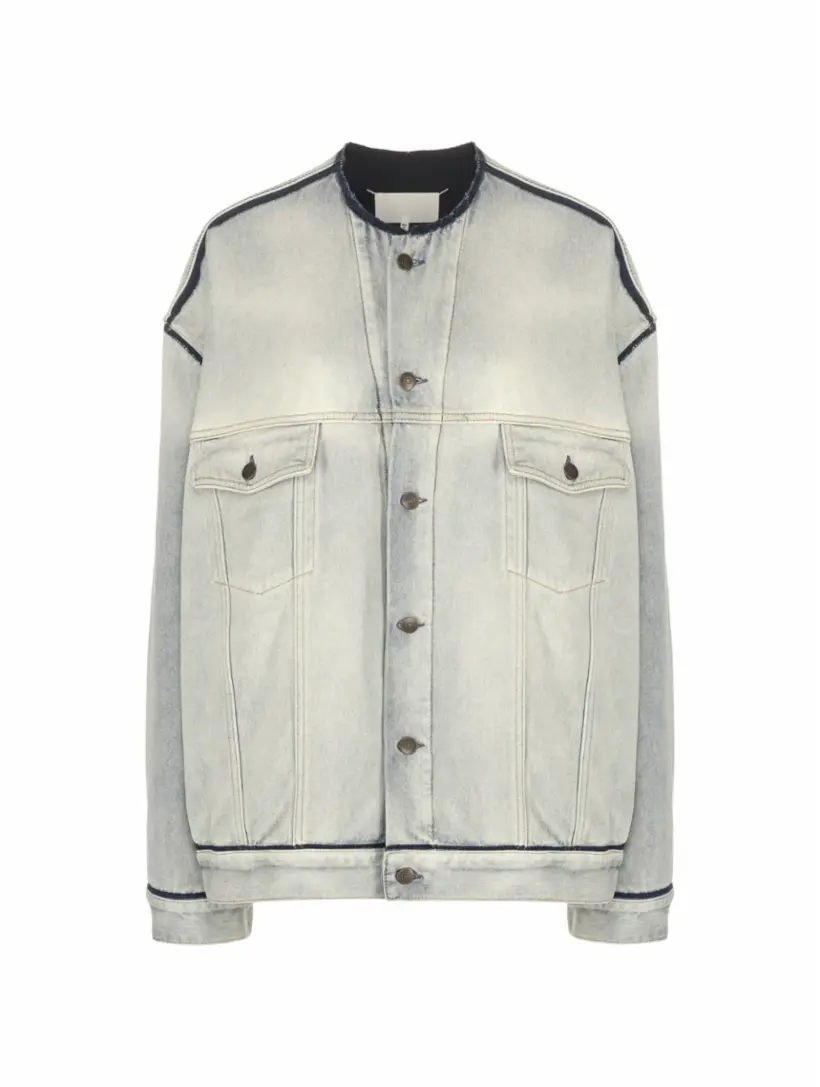 

Оверсайз джинсовая куртка Maison Margiela, синий
