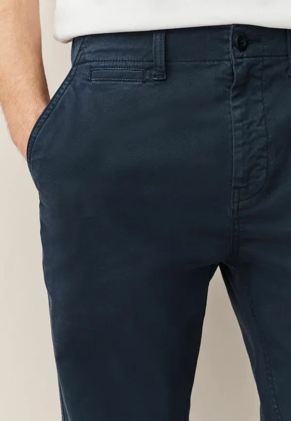 Брюки чинос Next Regular fit authentic washed, синие — фото 4