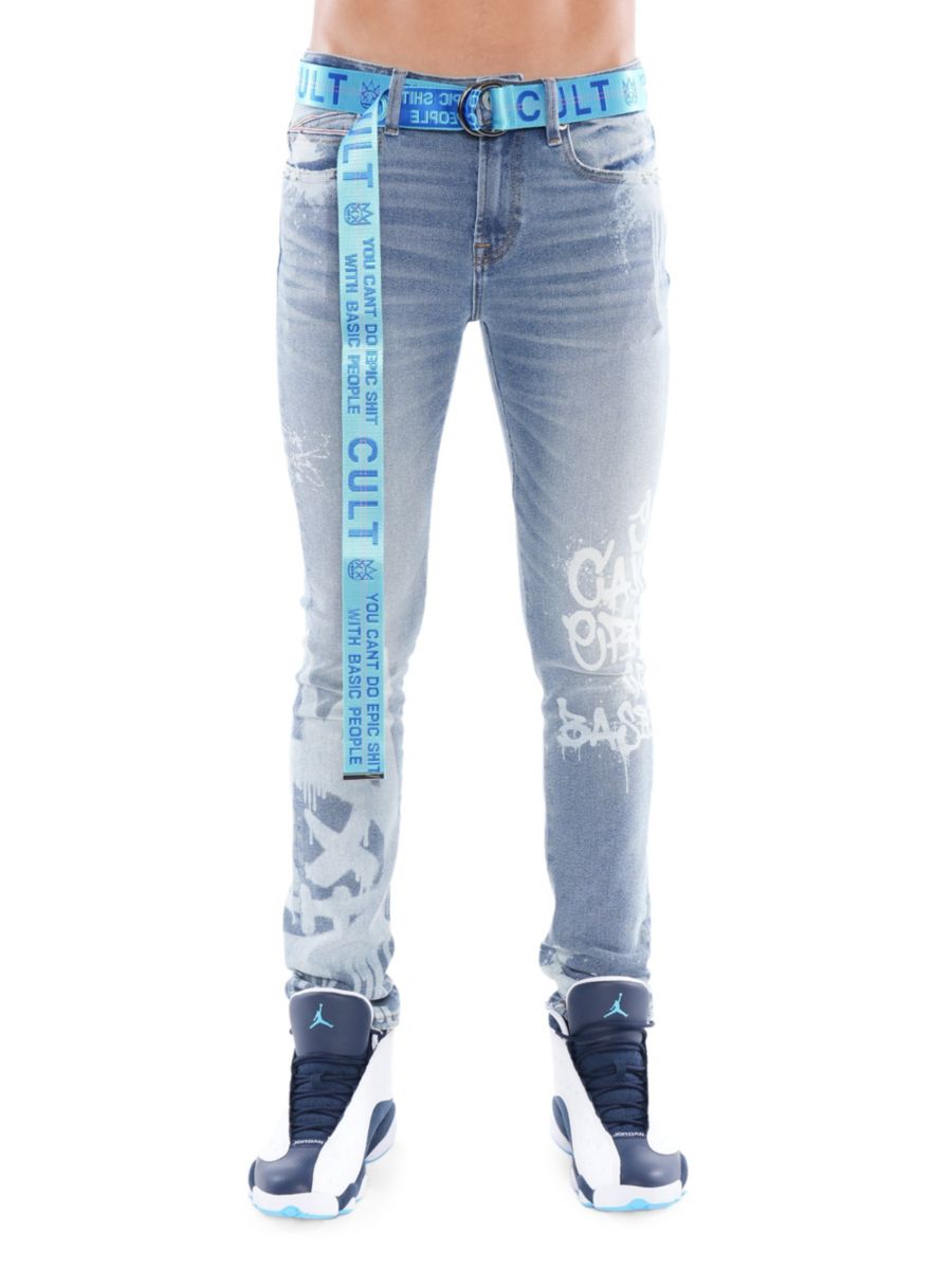 

Джинсы Super Skinny с принтом Cult Of Individuality, цвет Spray